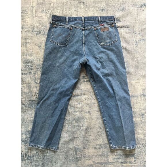 Wrangler Cowboy Cut Relaxed Fit Jeans w Tapered Leg 42 x 30 - Picture 2 of 6